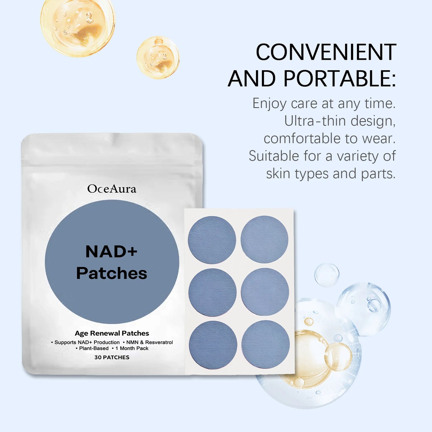 Nourishing Body Care Patches for Revitalized Skin | Free Shipping