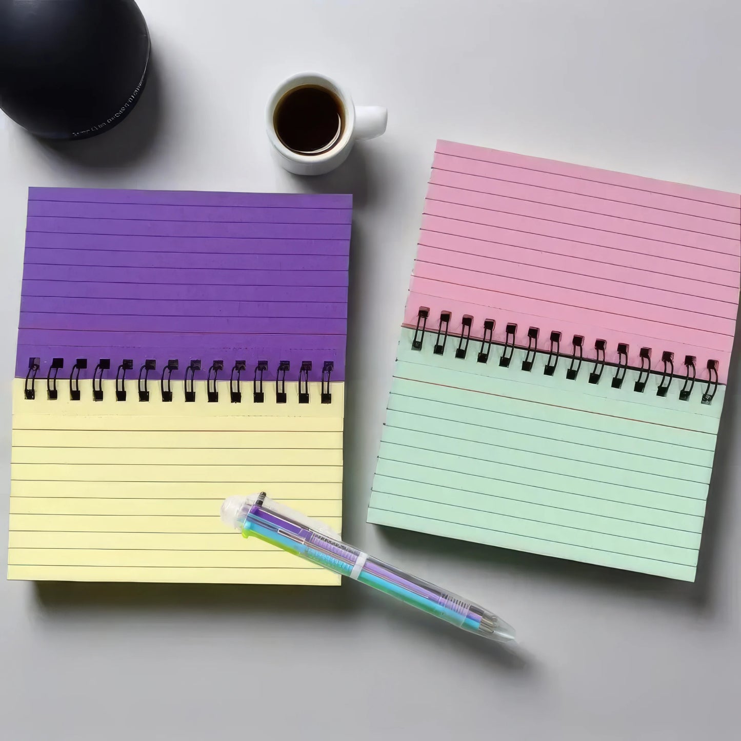 Colorful Tear-Off Card Notebook | Portable Minimalist Notepad