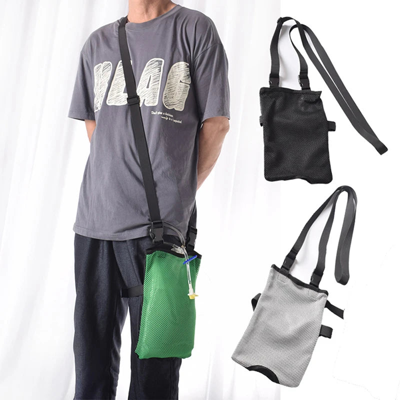 2000ml Adjustable Catheter Bag with Cover and Shoulder Strap