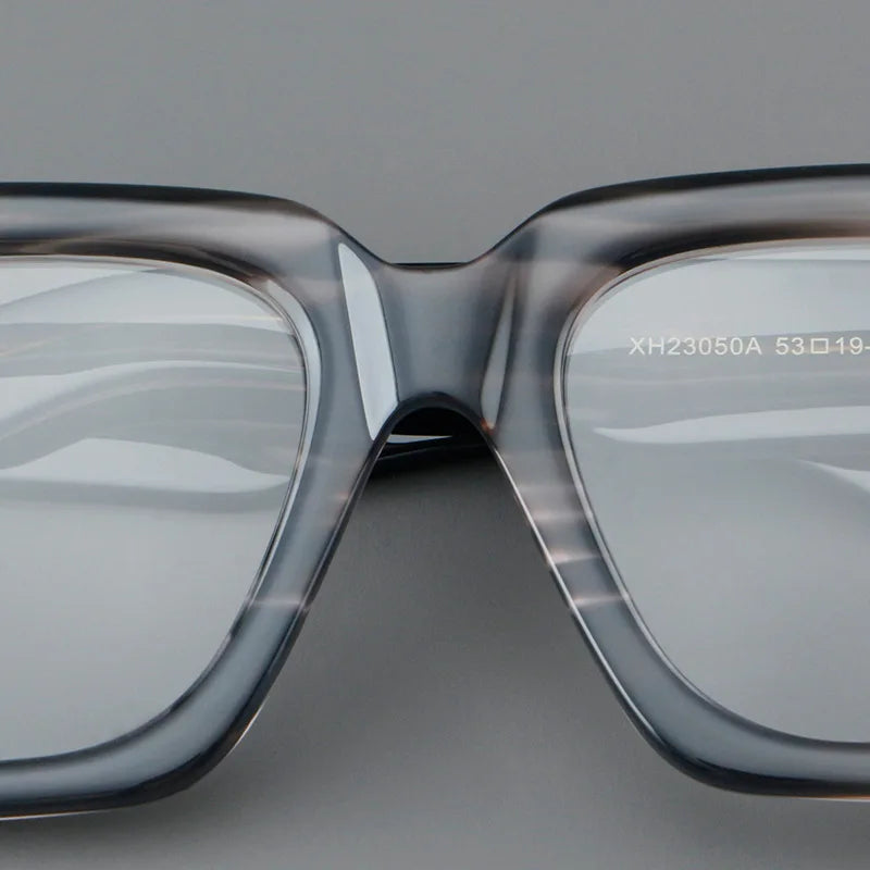 Customizable Retro Geometric Square Anti-Blue Light Eyewear
