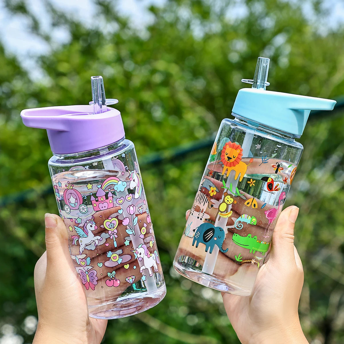 Cute Dinosaur Ice Cream Water Bottle | Portable and Fun for Outdoors