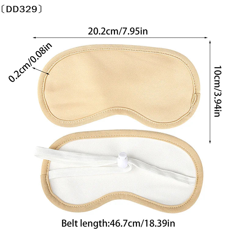 Organic Castor Oil Eye Mask | Reusable Comfort with Adjustable Fit
