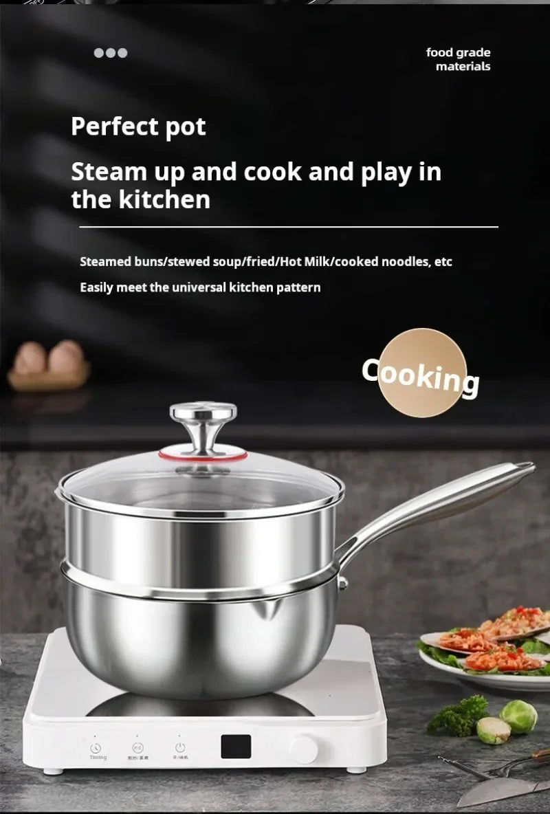 Pure Titanium Non-Stick Small Milk Pot | Ideal Baby Food Cookware