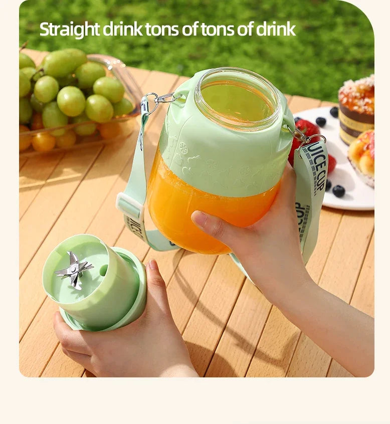 Wireless Portable Juicing Bucket | 800ml Fresh Fruit Juicer
