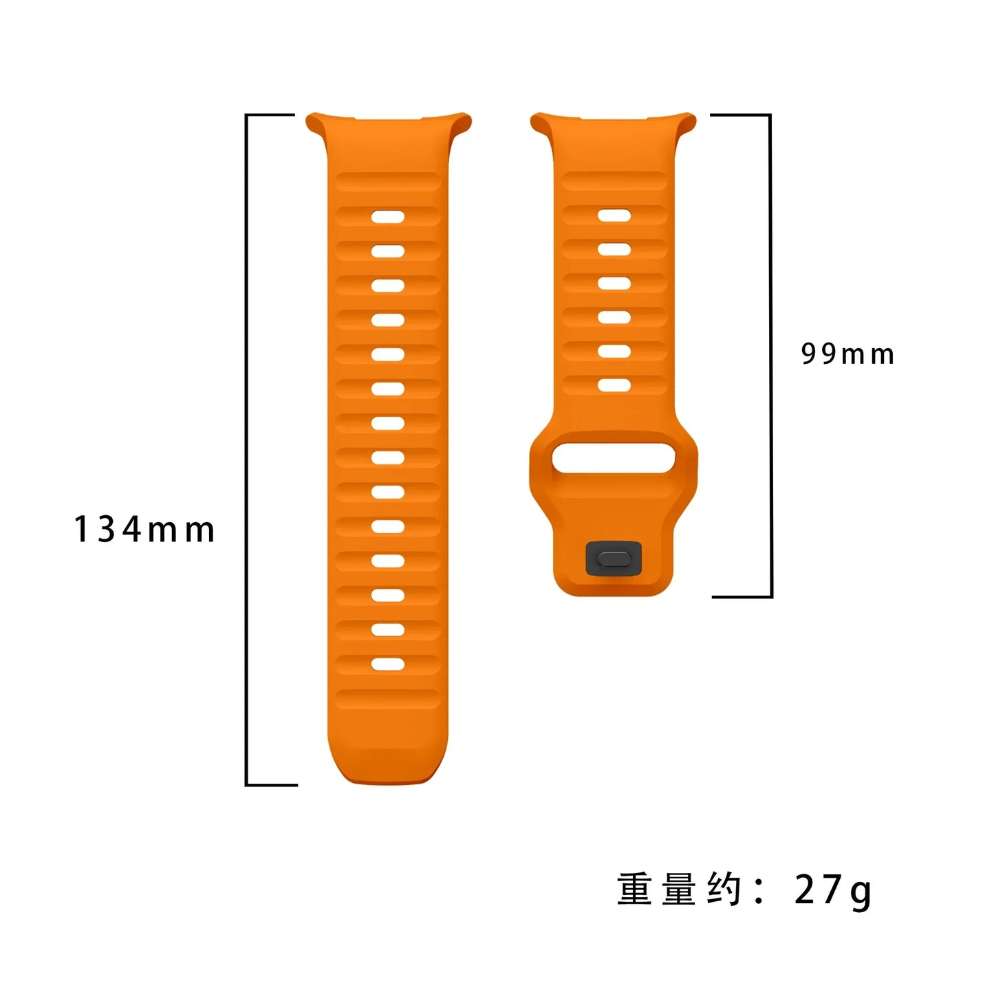 Sport Silicone Replacement Strap for Galaxy Watch 7 Ultra 47mm