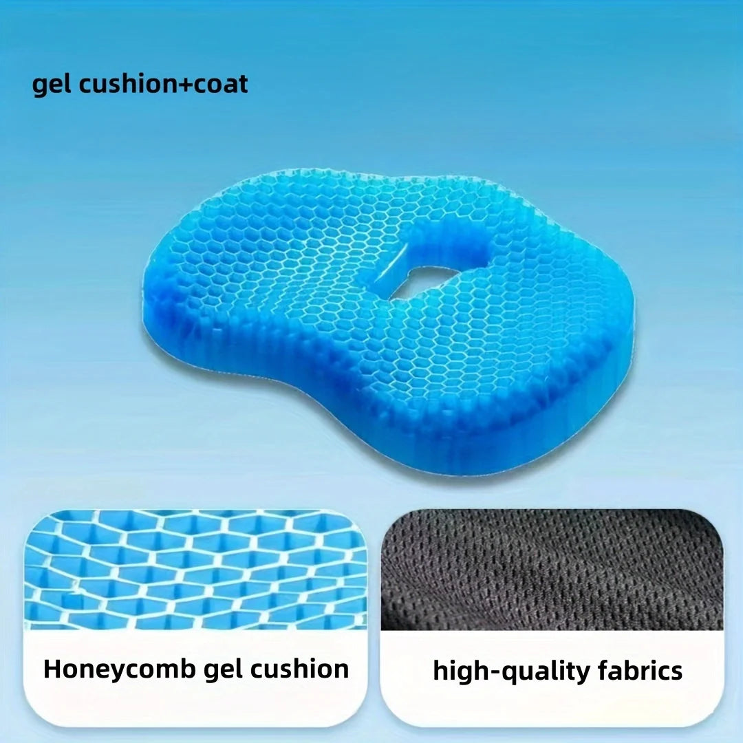 Comfortable Gel U-Shaped Seat Cushion | Ergonomic & Supportive