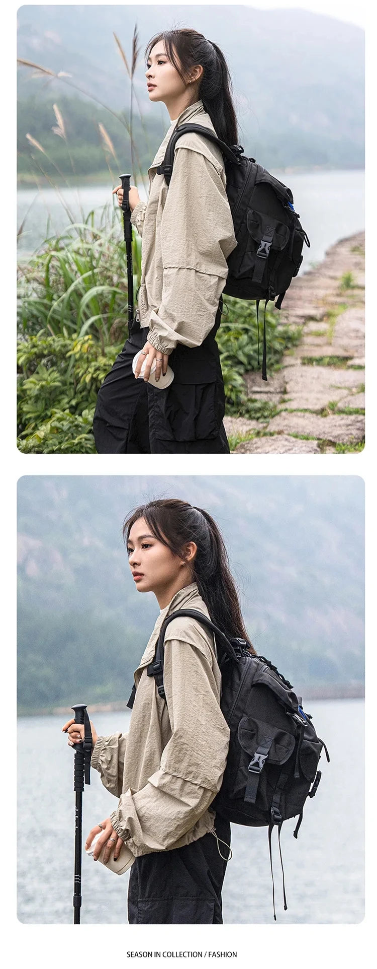 Fashion Travel Backpack for Adventurers | Multifunctional Hiking Bag