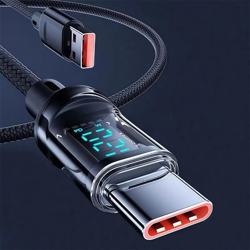 High-Speed 100W Type C to Type C Data Transfer & Charge Cable
