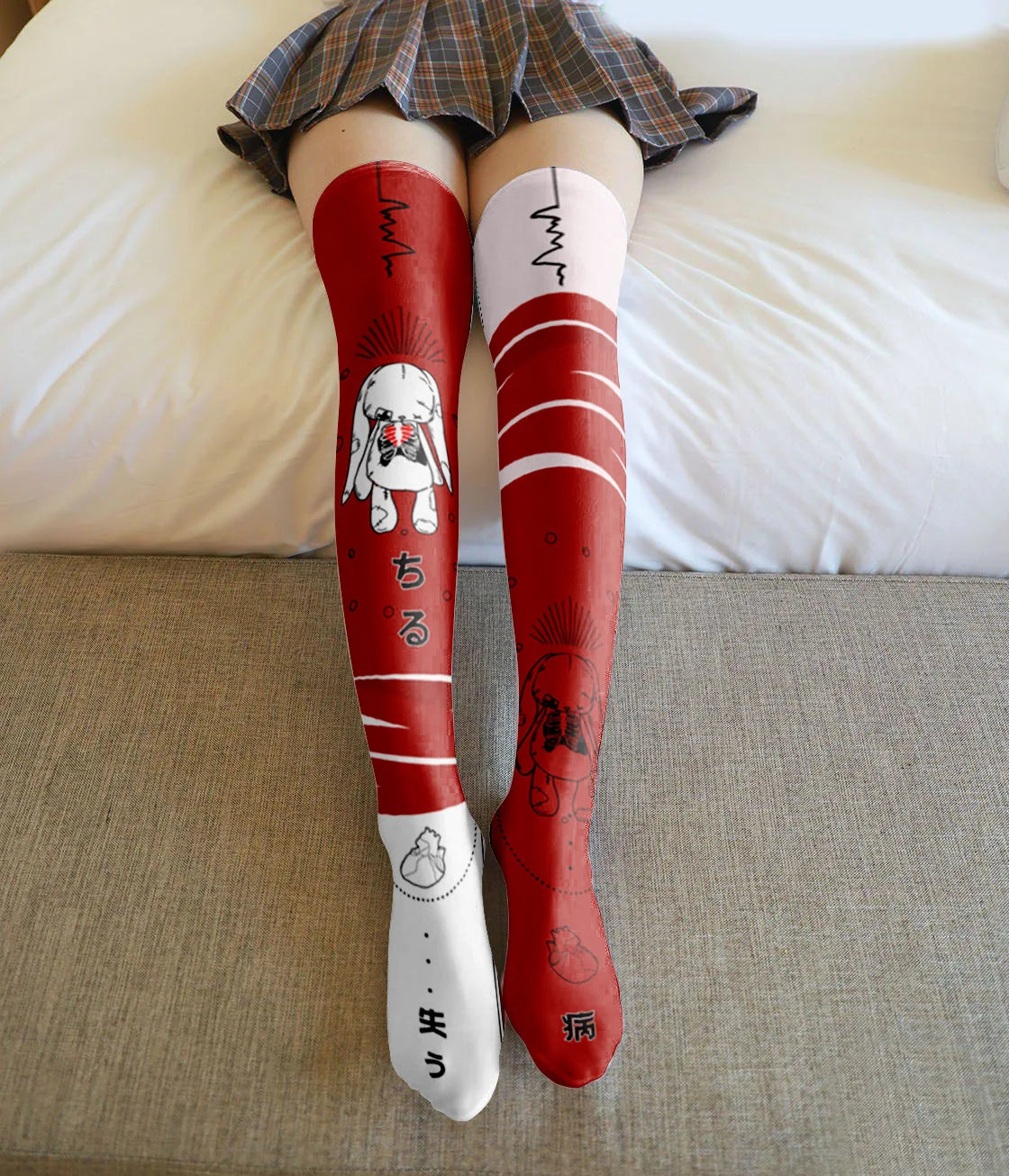 Cute Japanese Lolita Over The Knee Stockings for Women