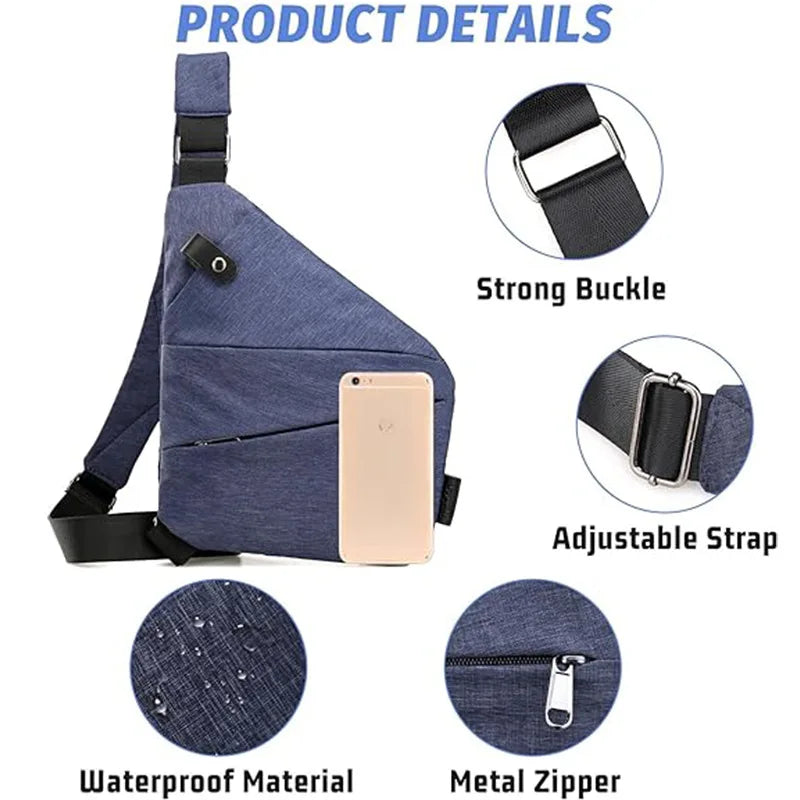 Stylish Anti-Theft Travel Bag for Men & Women | Secure Crossbody Bag