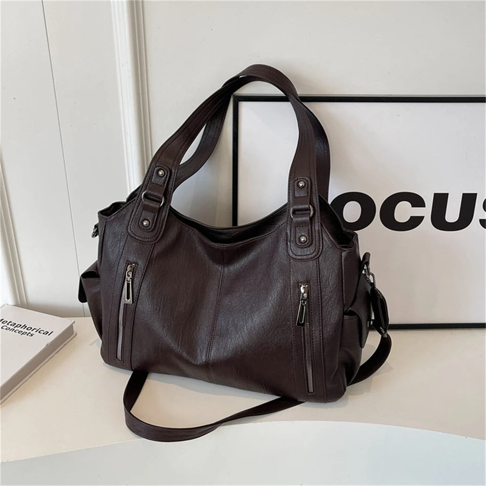 Stylish Large Capacity Shoulder Handbag | Versatile Tote Bag for Women