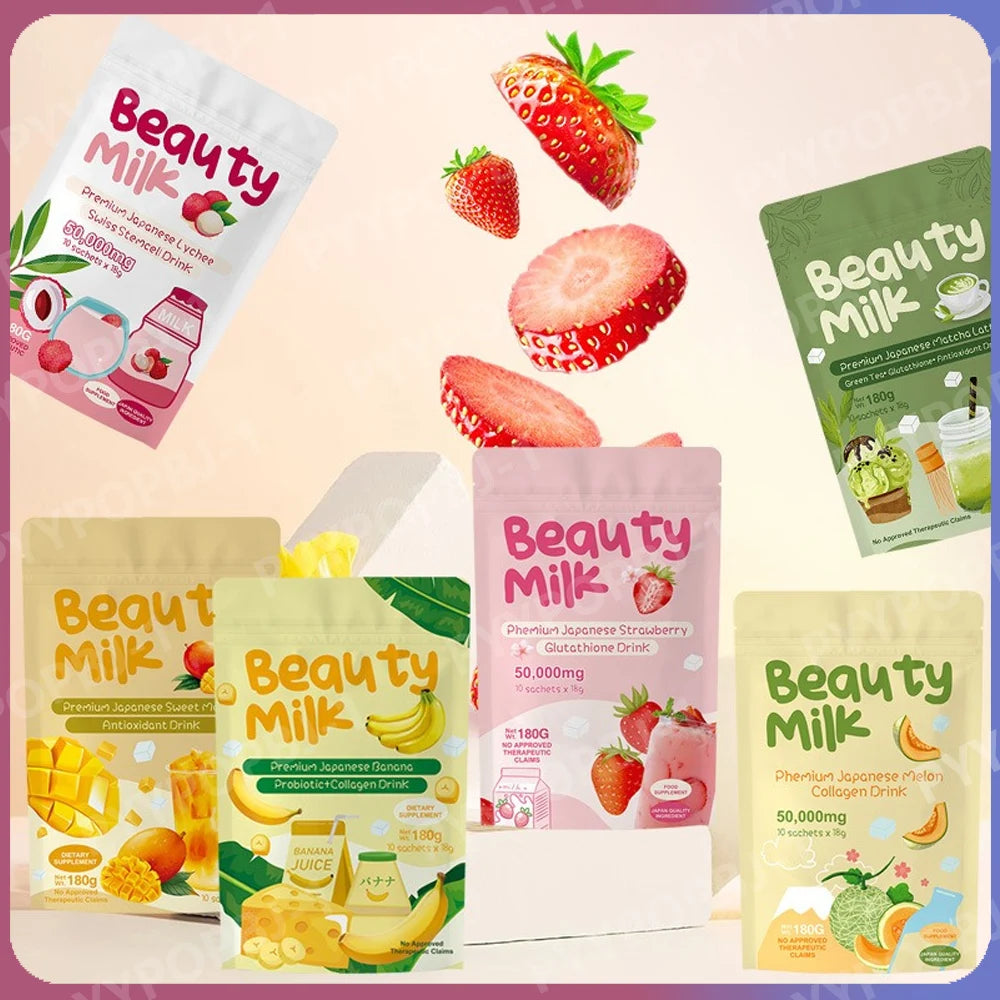 Hydrolyzed Collagen Powder | Melon Matcha Mango & Lychee Flavors