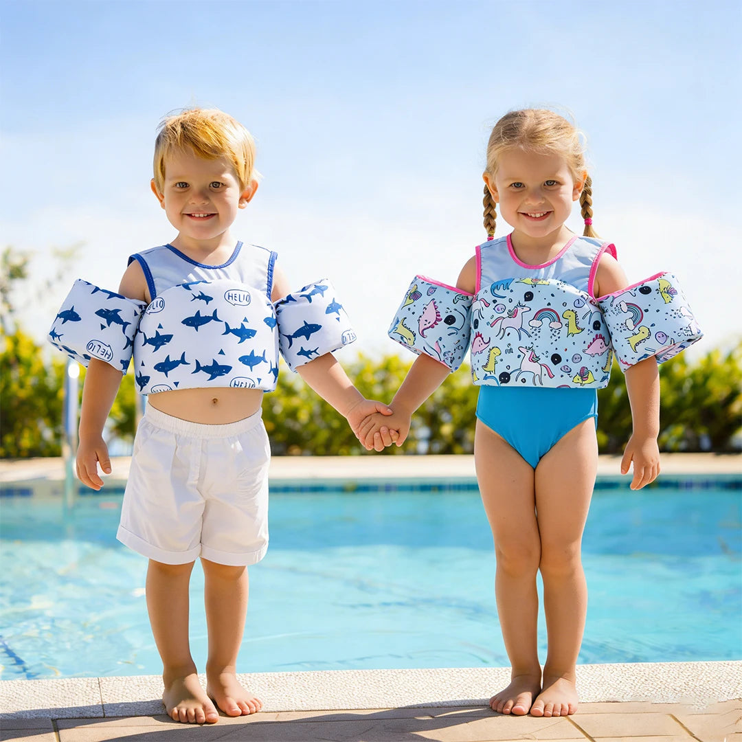 Kids Swim Vest | Toddler Pool Floaties & Adjustable Swim Jacket