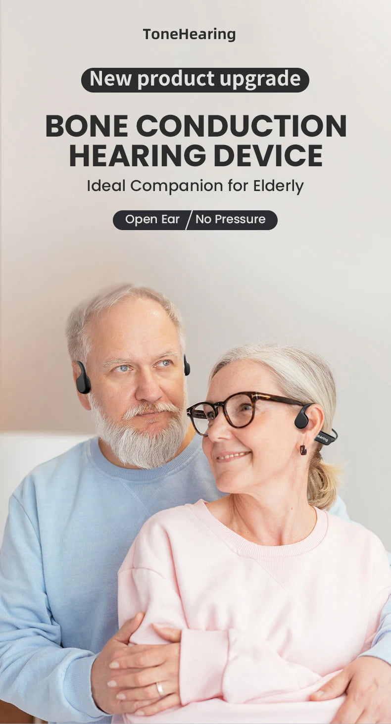 Bone Conduction Bluetooth Hearing Aid | Comfort & Clarity