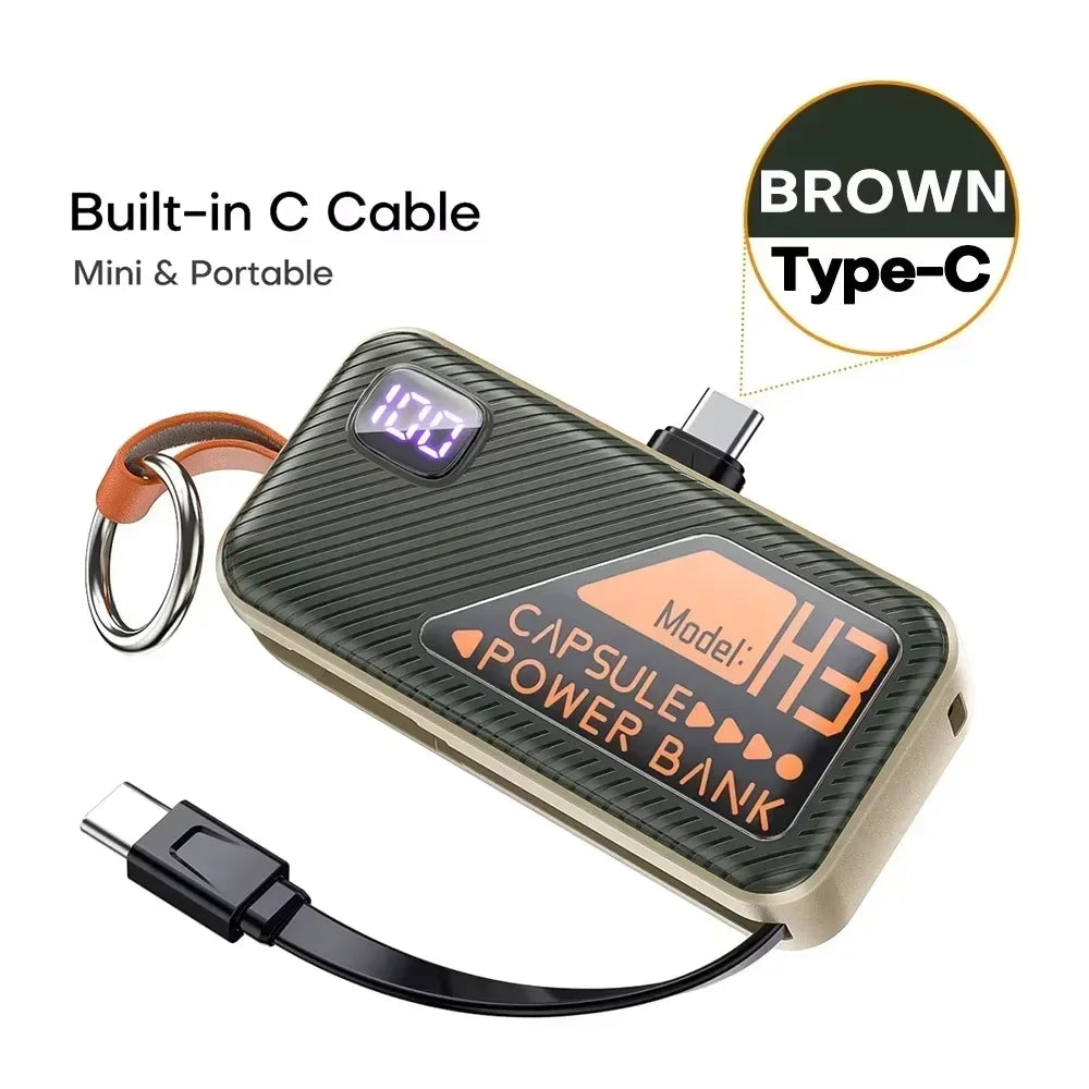 20000mAh Mini Power Bank with PD20W Fast Charging & Digital Display