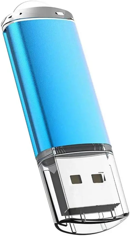 32GB High-Speed USB Flash Drive with LED Indicator & Keychain Loop