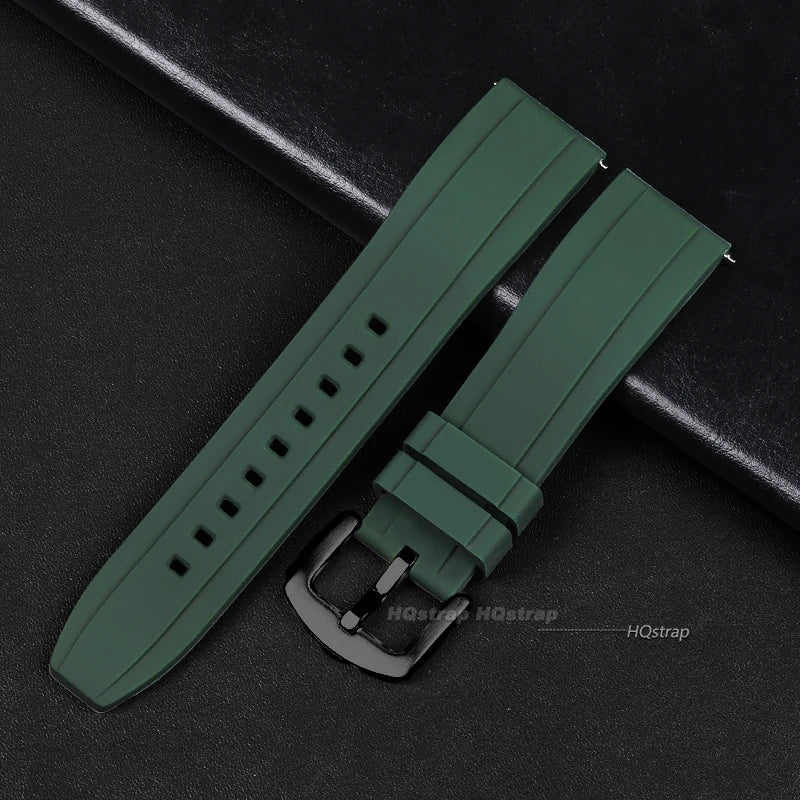 Quick Release Silicone Rubber Watch Strap | Soft Sports Watchband