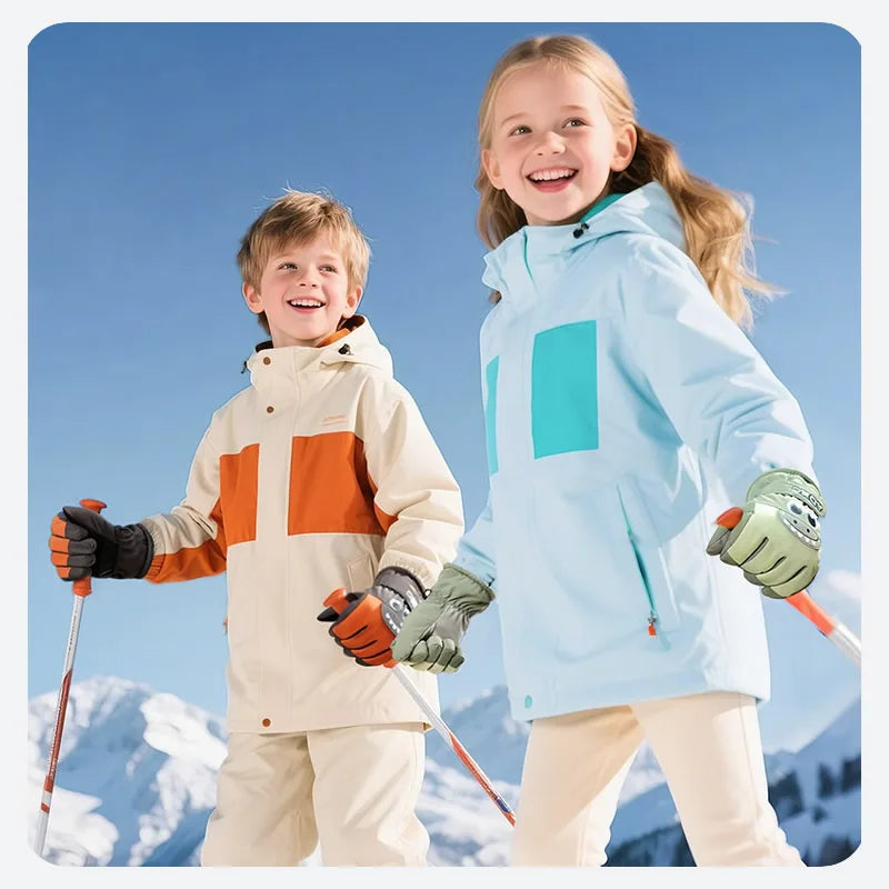 Kids Winter Gloves | Warm, Waterproof, Windproof Skiing Gloves