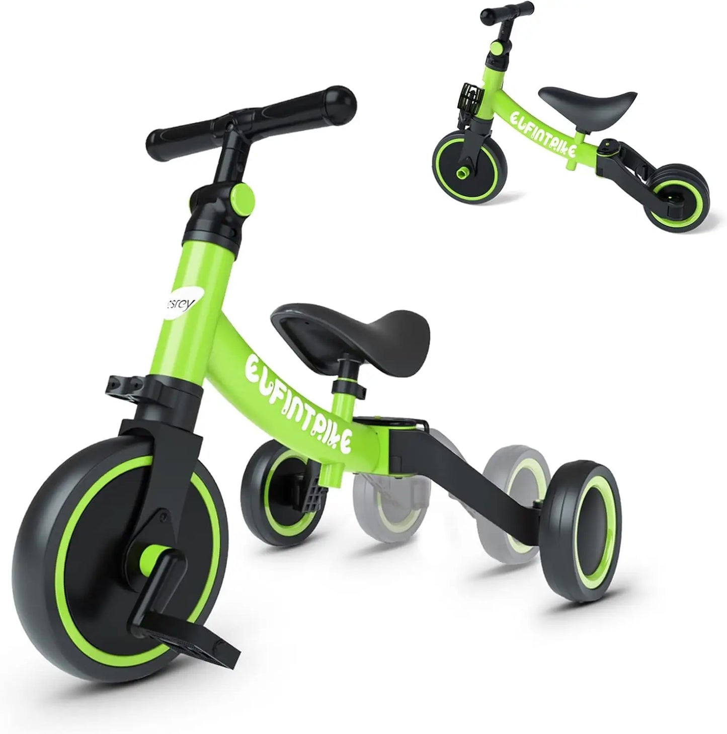 5 in 1 Toddler Bike for Ages 1 to 4 | Versatile Kids Tricycle