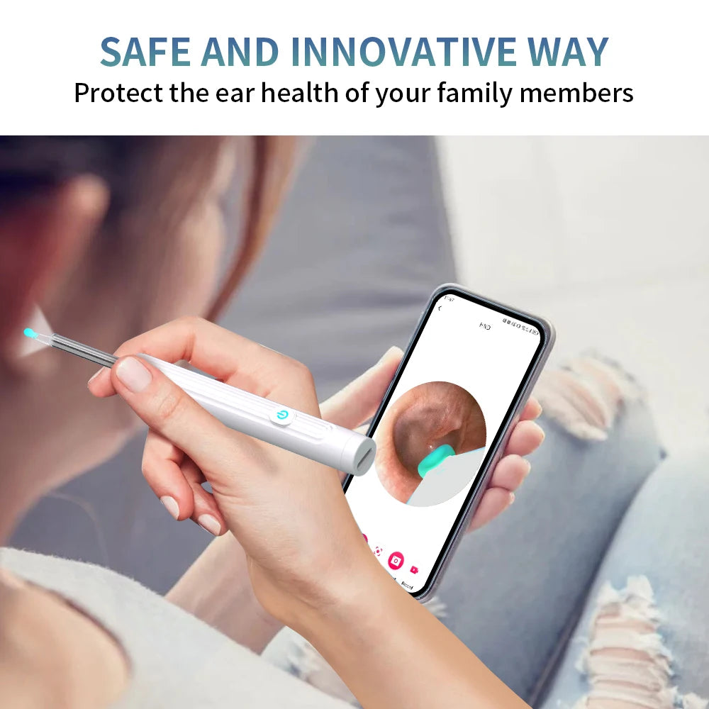 Smart Visual Ear Cleaner with Camera | USB-C Ear Wax Removal Tool