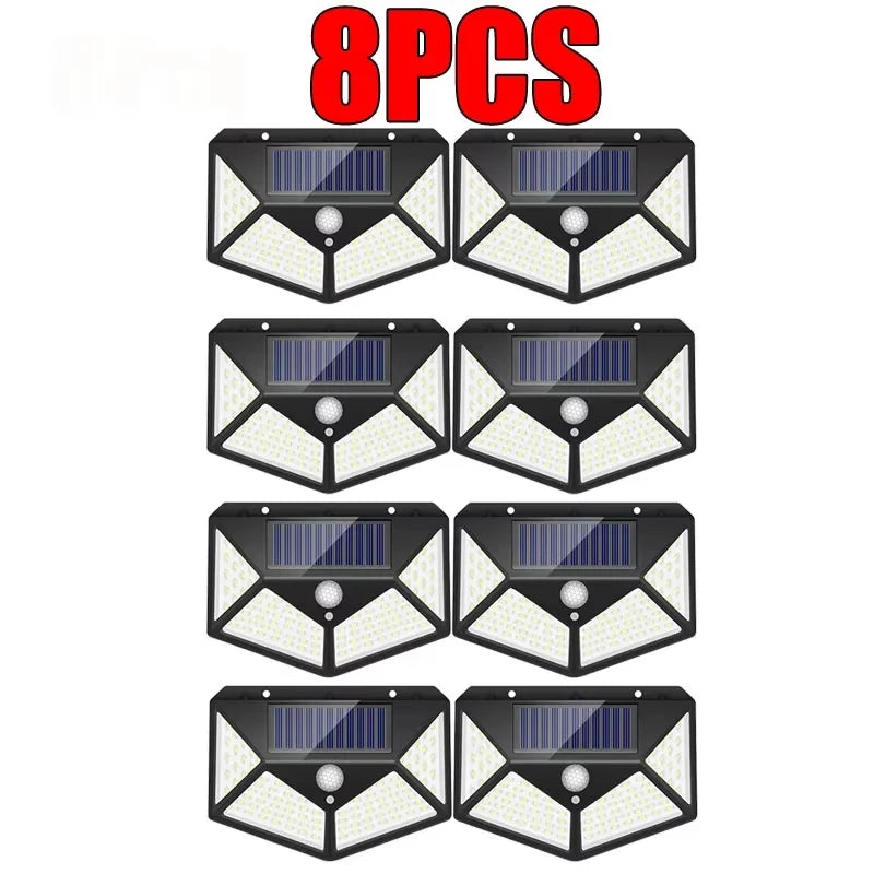 12 Pack Outdoor Solar Lights | Motion Sensor Bright Security Lighting