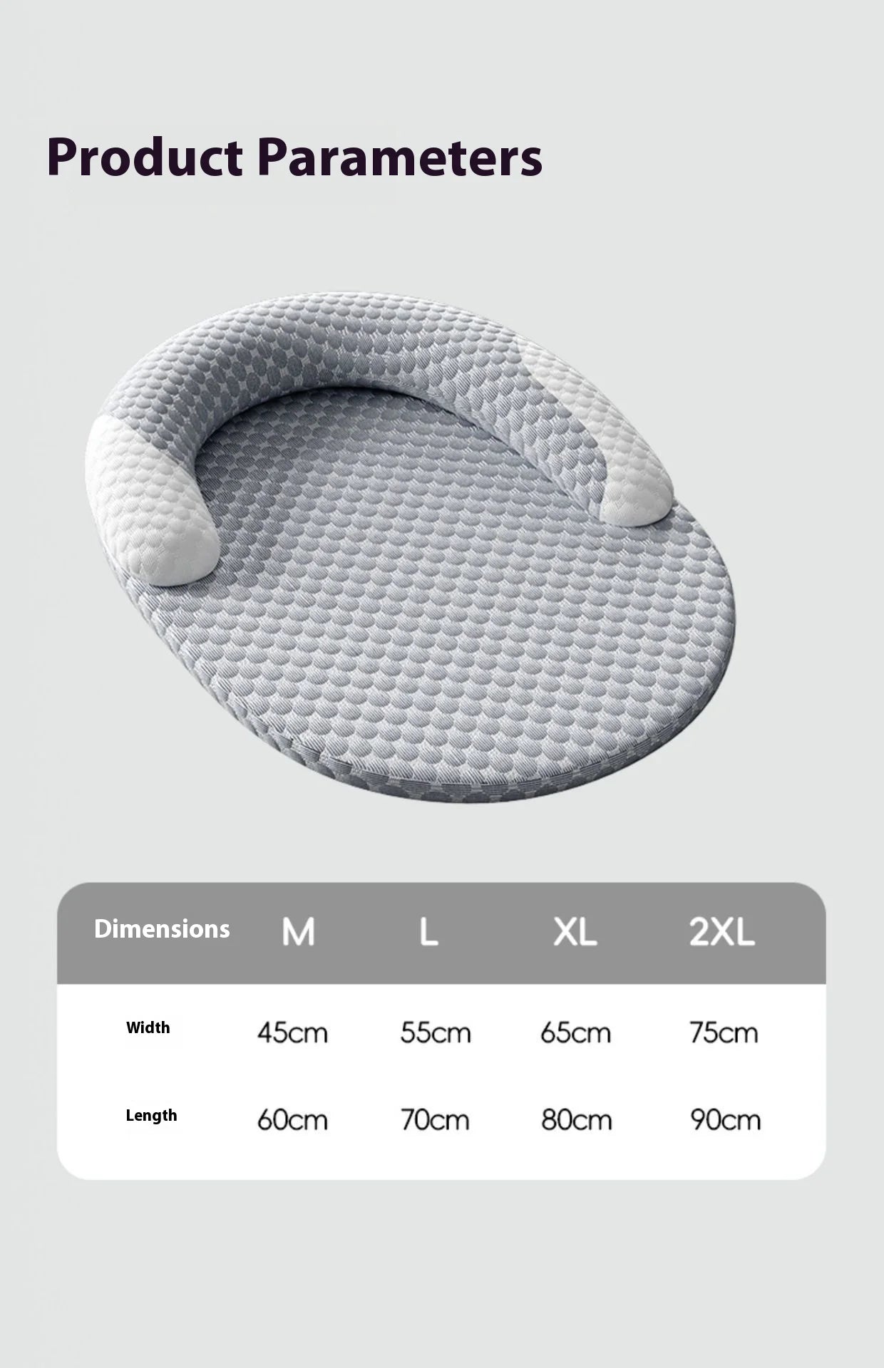Summer Cooling Pet Mat | Removable & Washable Dog Cat Bed