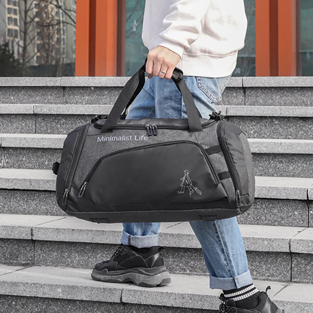 Waterproof Nylon Gym Bag | Perfect for Fitness & Travel
