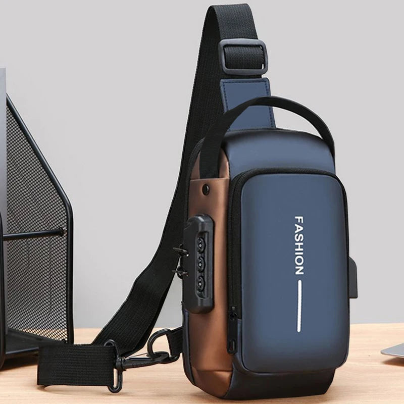 Casual Waterproof Anti-Theft Sling Bag | Durable Chest Backpack
