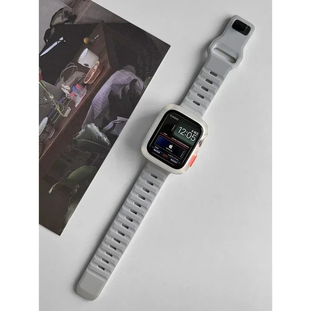 Silicone Case and Strap for Apple Watch | Stylish & Durable