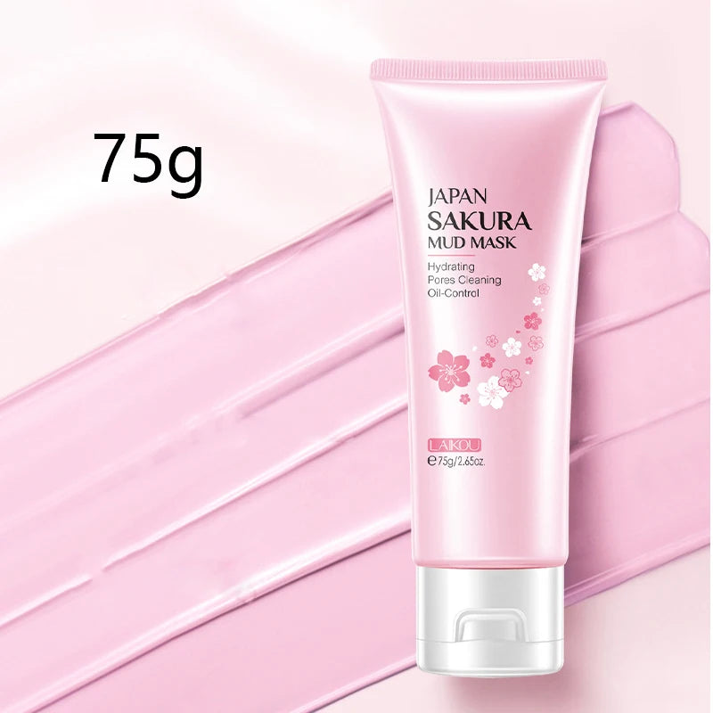 Sakura Mud Face Mask | Deep Clean Blackhead Control for Radiant Skin