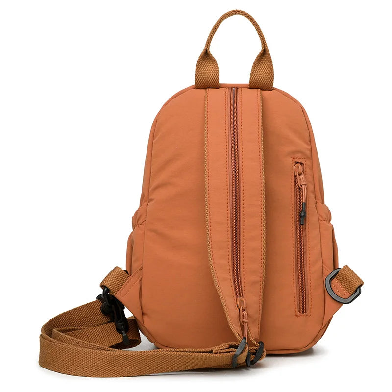 Unisex Lightweight School Backpack | Water-Resistant Nylon Bag