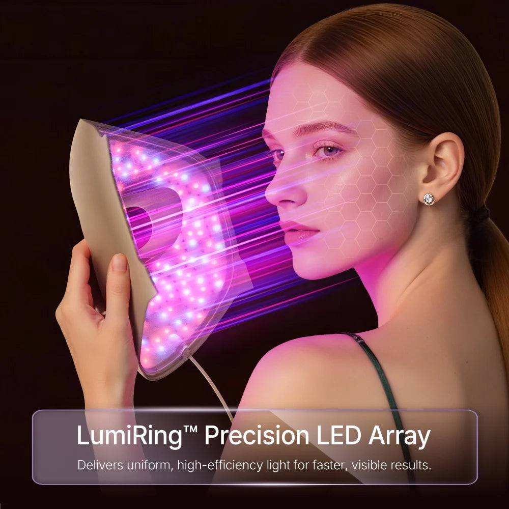 Portable 4D LED Light Therapy Mask for Skin Rejuvenation