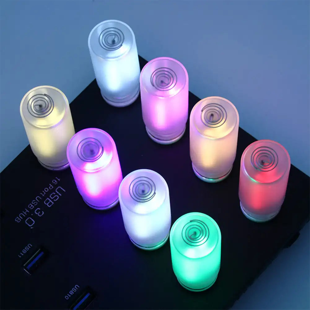 Bombilla LED USB Retro Táctil Regulable | Luz Ambiental de Filamento Acogedora
