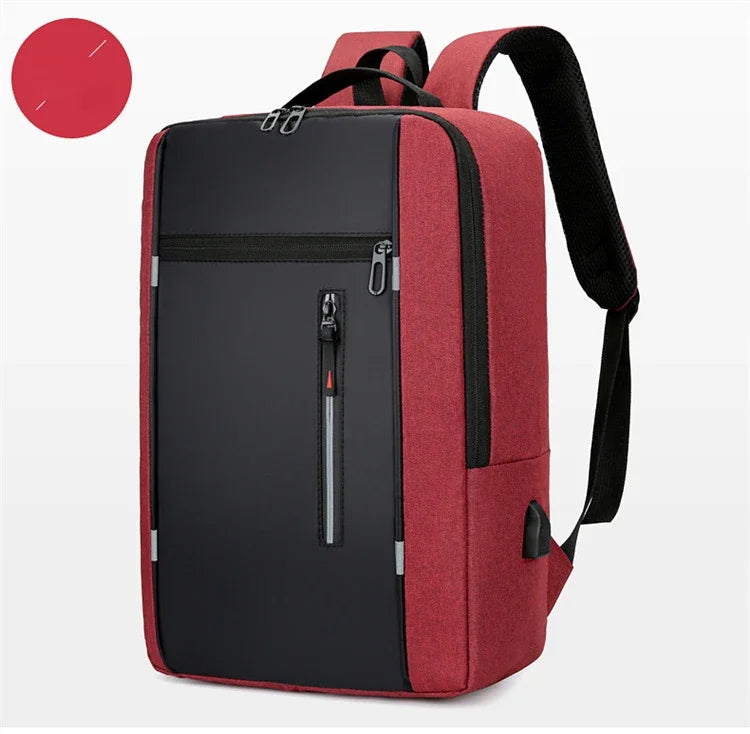 Waterproof Business Laptop Backpack | High Capacity & USB Charger