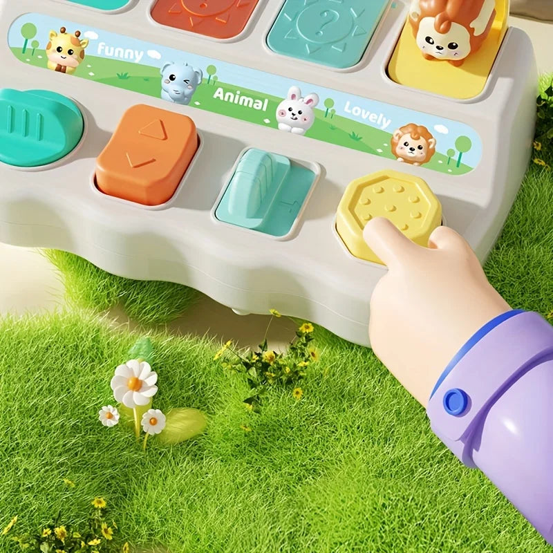 Montessori Pop-Up Animal Toys | Enhance Logic & Motor Skills
