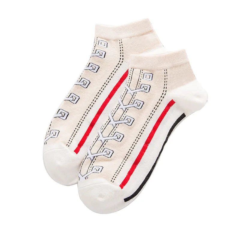 Stylish Unisex Canvas Boat Socks | Trendy Couple Socks
