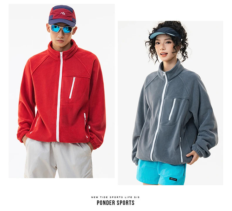 Lightweight Waterproof Fleece Jacket for Outdoor Adventures