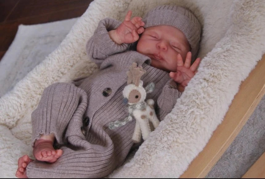 19-Inch DIY Reborn Doll Kit | Unassembled Handmade Doll Parts