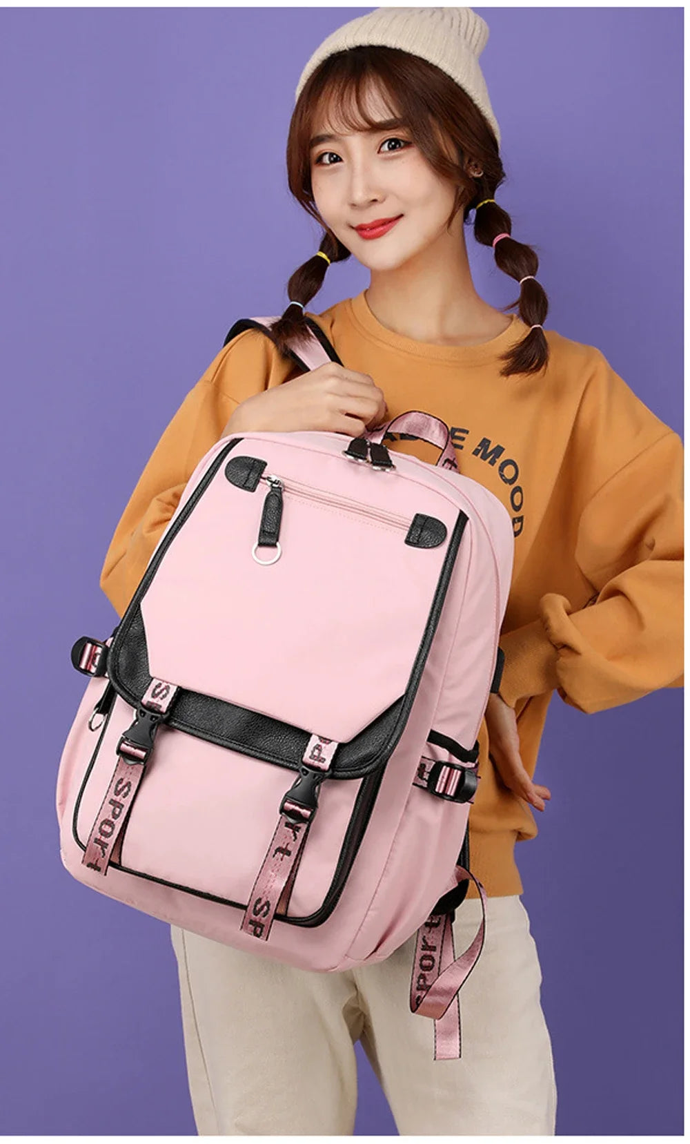 Cute Anime Cat Kawaii Backpack for Girls | Perfect Back to School Bag