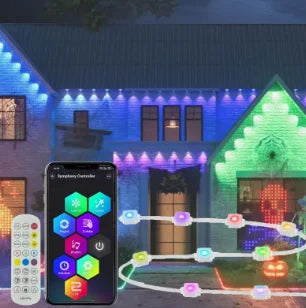Permanent Outdoor RGB LED Lights | Smart Waterproof Lighting Kit