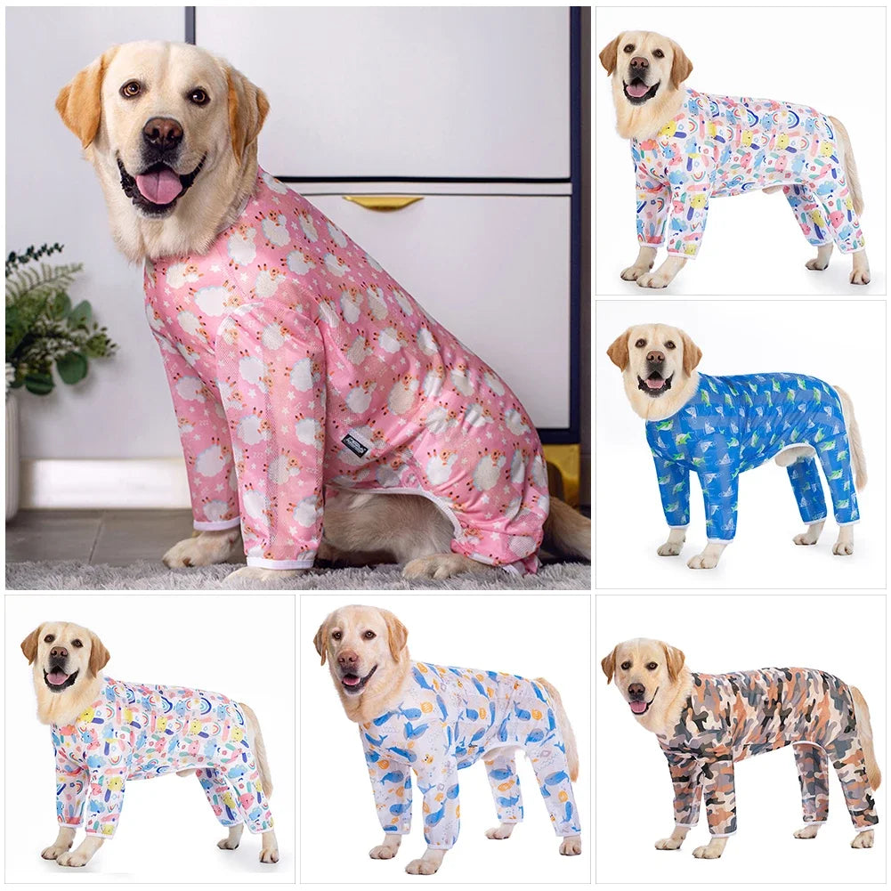Pijamas Cómodas de Algodón para Perros | Monos Elegantes para Mascotas