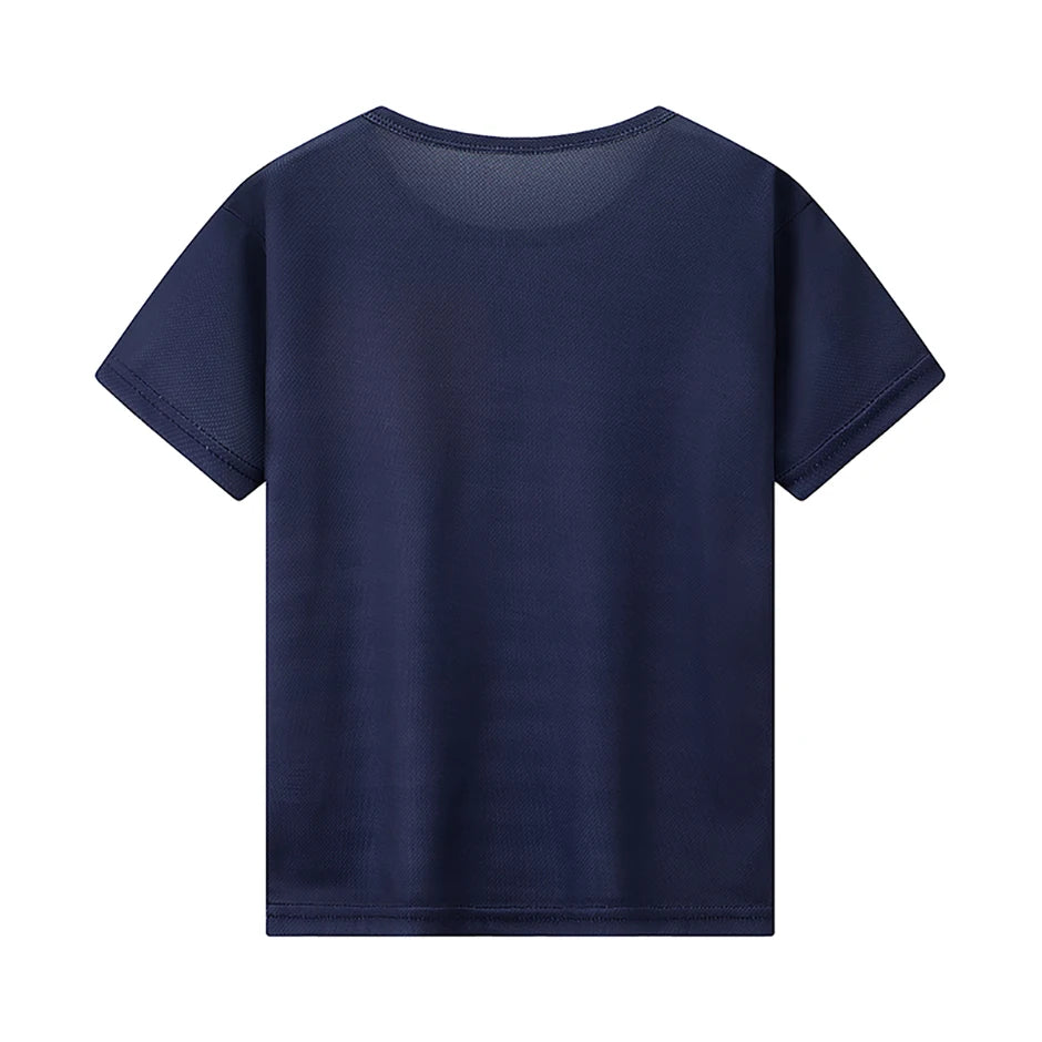 4-Piece Summer Boys' Outfit Set | Trendy Short Sleeve Tees