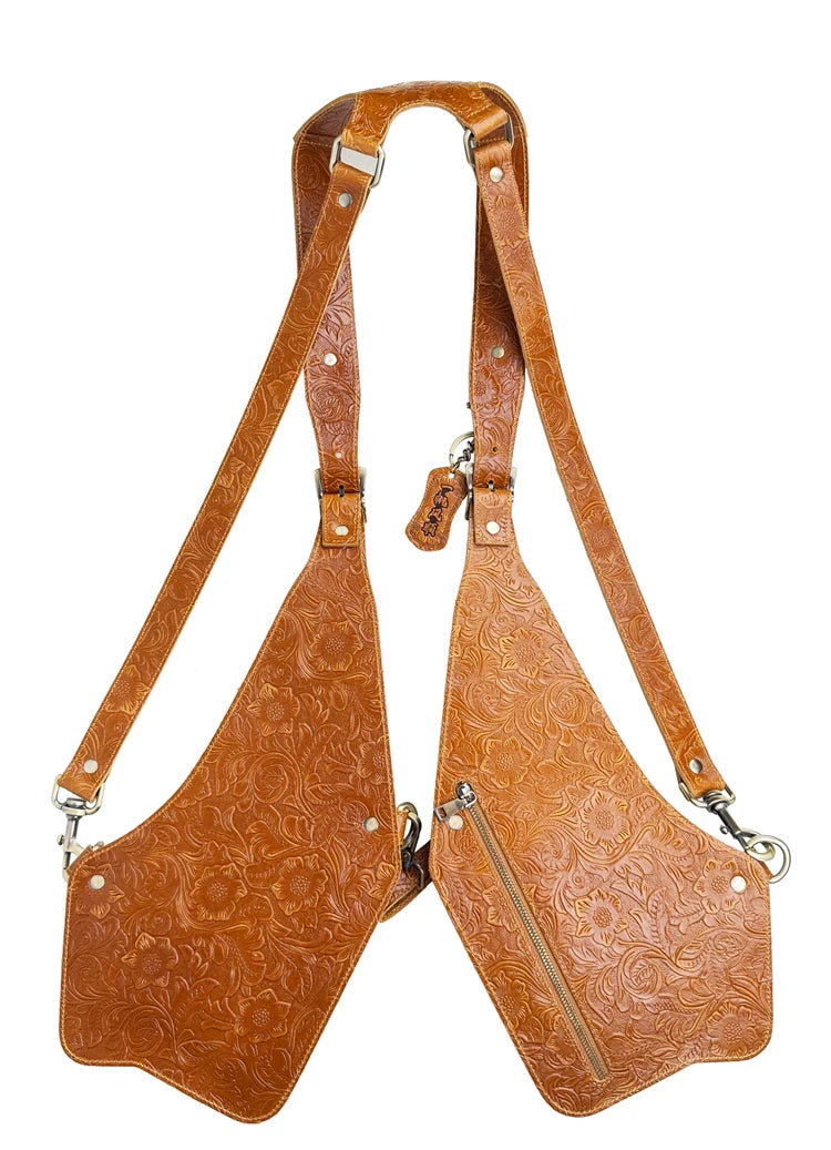 Anti-Theft Medieval Leather Holster Bag | Stylish Steampunk Design