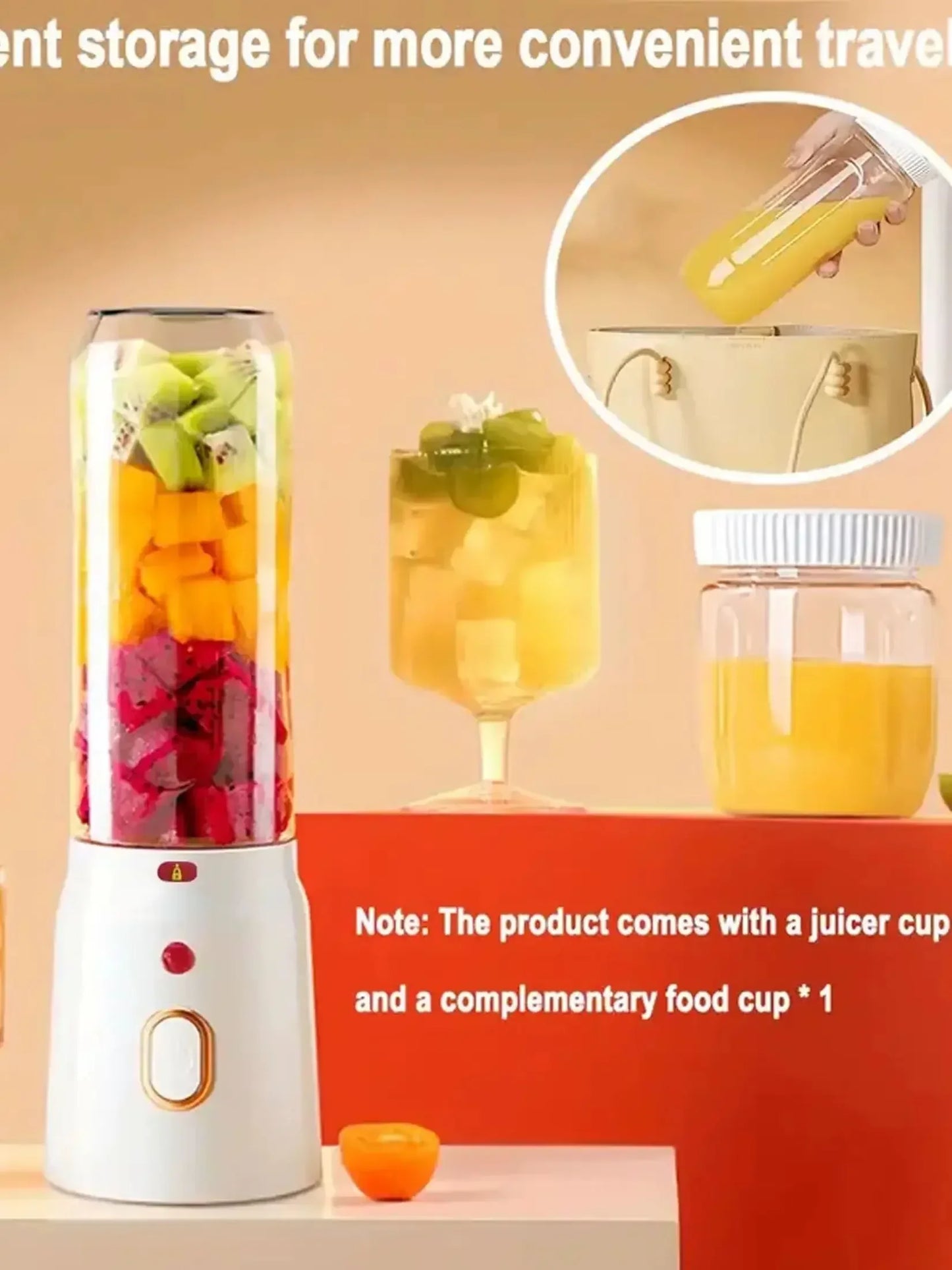 Portable USB Rechargeable Baby Food Maker | Blend Nutritious Meals