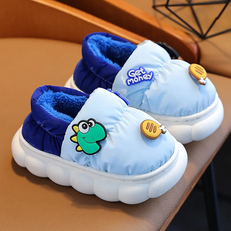 Children's Warm Plush Slippers | Cozy Anti-Slip Winter Footwear
