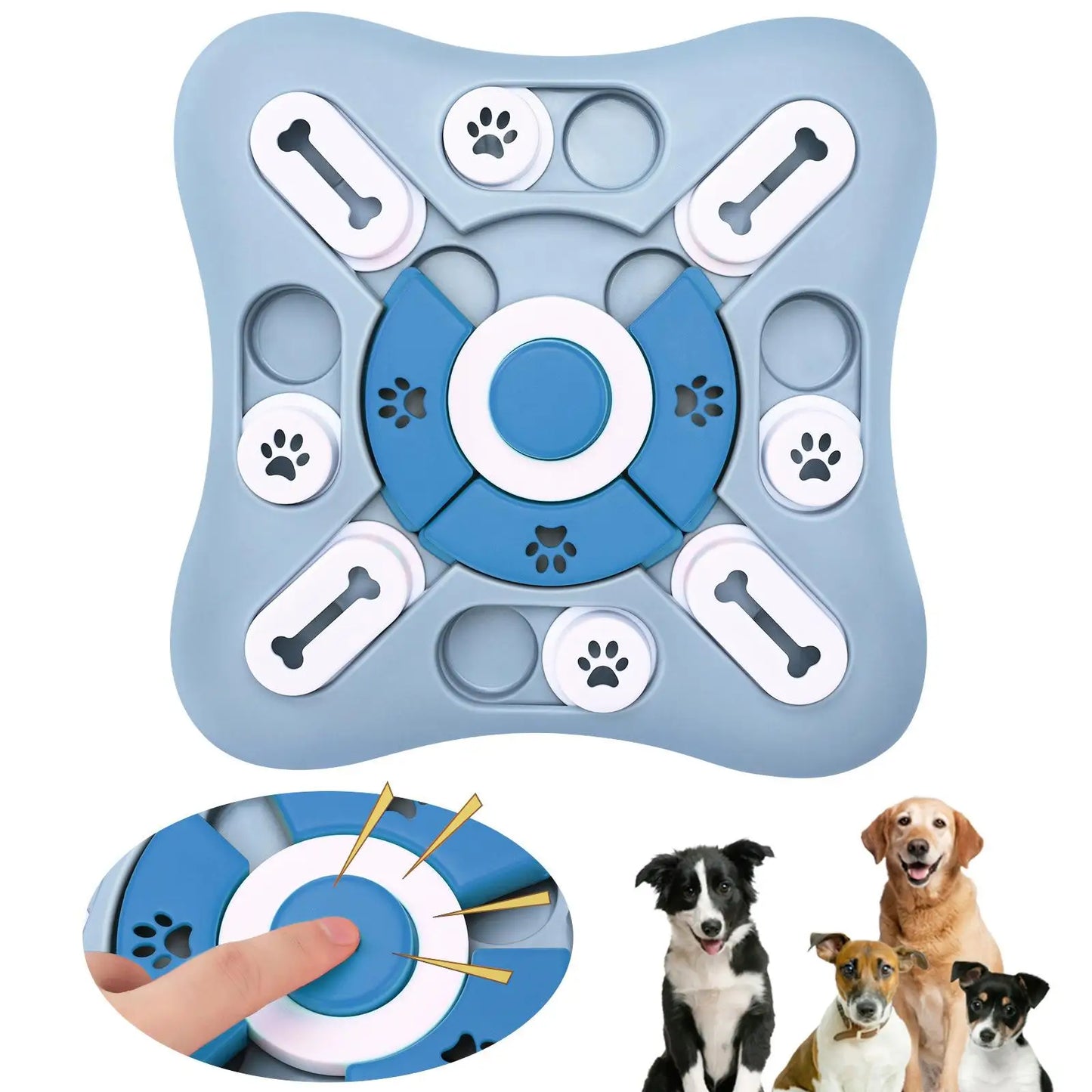Interactive Dog Toy Slow Feeder | Enhance Puppy IQ & Fun