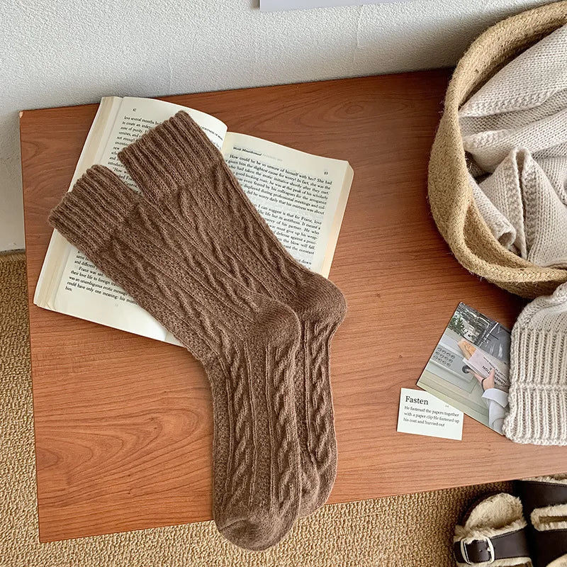 Women's Thicken Cashmere Wool Socks | Cozy Winter Essential
