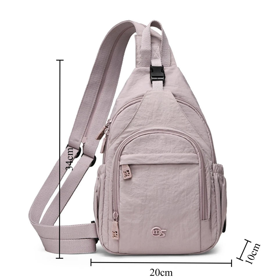 Women's 3-in-1 Convertible Shoulder Chest Bag & Backpack