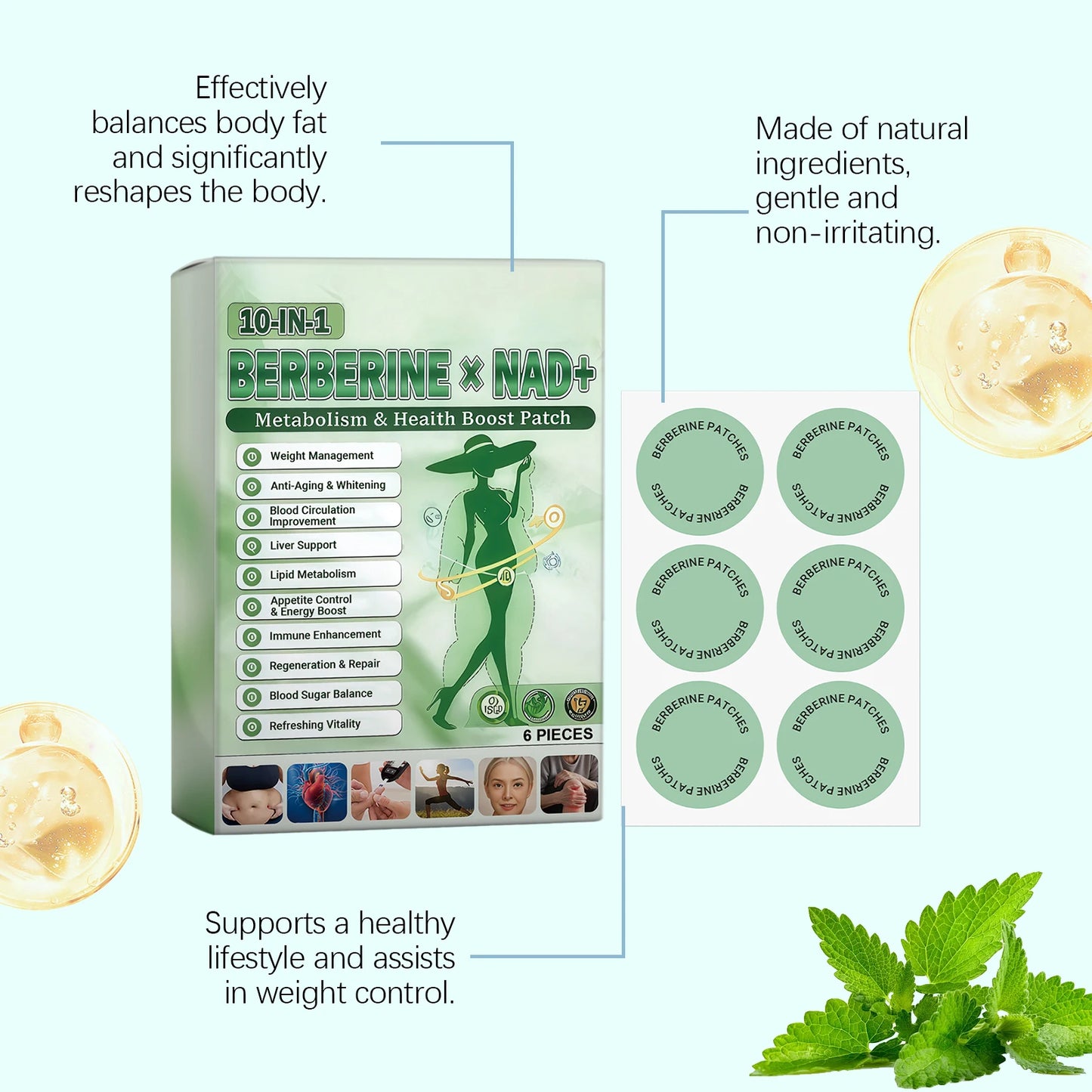 Gentle Nourishment Body Care Patch | Lightweight Skin-Friendly Solution