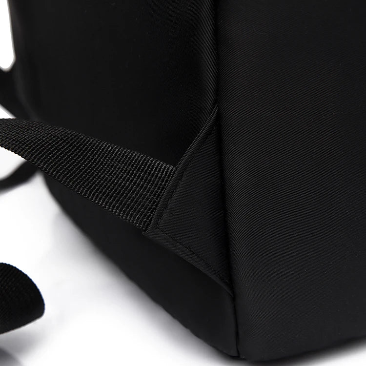 Laptop backpack with multiple pockets, adjustable shoulder straps, zipper closure, multi-purpose, school backpack